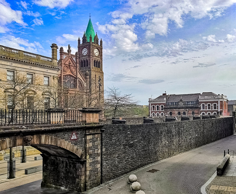 a photo of The Derry Walls