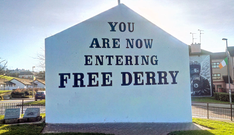 a photo of Free Derry Corner