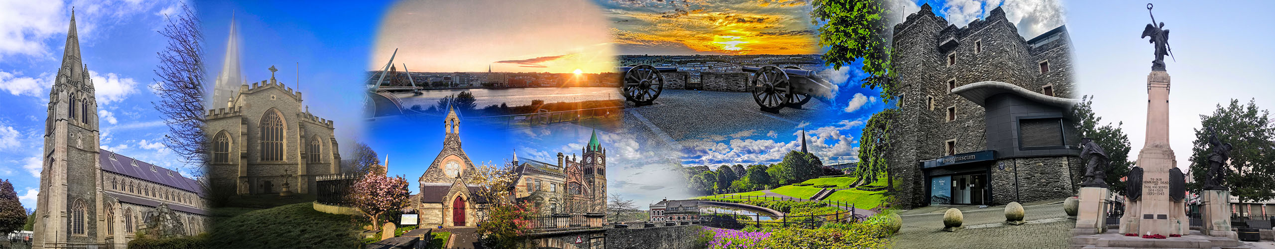 Collage of photos from across derry